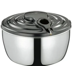 Saladspinner - KÜCHENPROFI - 1310192800 - Rostfritt stål - 3,25 L - Multifunktionell design