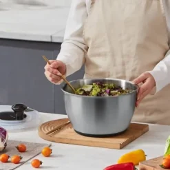 Salladslunga, 25x25x21 cm, Rostfritt stål