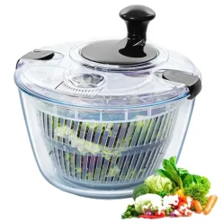 Salladsslunga, Enhandsgrepp, Stor kapacitet, Hållbar glasbowl