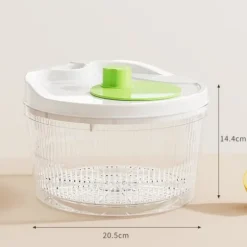 Salladsslunga med frukt och grönsaker, tvättmaskin och torktumlare, dubbelt lager av livsmedelskvalitet, lätt att hantera och se, diskmaskinssäker, k | CDON