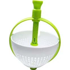 Salladssnurra - Snabbtorkande roterande avloppskorg för frukt och grönsaker