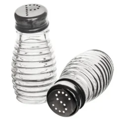 Salt- och pepparkar i glas, 2 st.