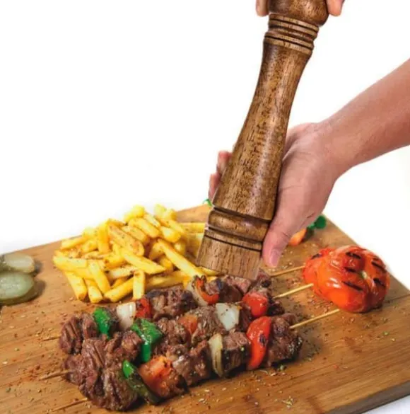 Salt- och Pepparkvarn 25,4 cm Trä - 2-pack