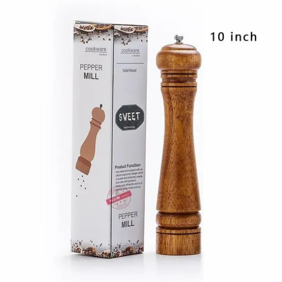 Salt- och Pepparkvarn 25,4 cm Trä