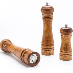 Salt- och Pepparkvarn 12,7 cm Trä - 2-pack