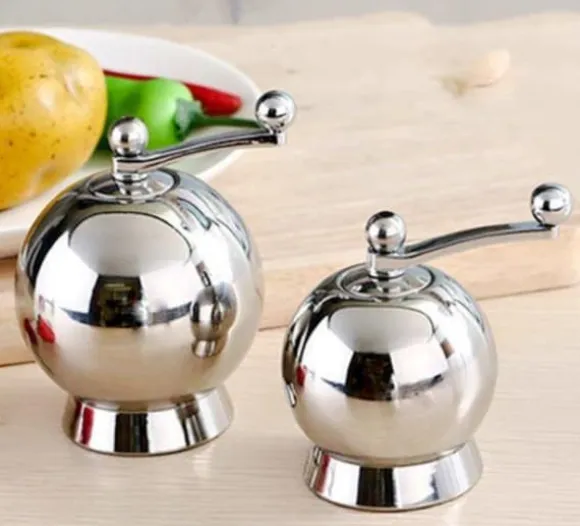 Salt- och Pepparkvarn Rund 9,5 cm