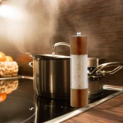 Salt- och pepparkvarn set, 21x5 cm, Brun