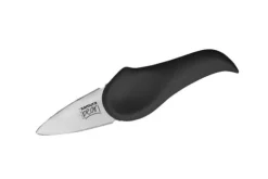 Samura PEARL 3,0” Ostronkniv - Premium Japanskt Stål Svart Köksverktyg för Precisionsöppning av Skaldjur och Kulinarisk Förträfflighet
