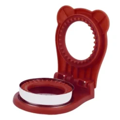 Sandwich Cutter Form Manuell Kaka Bröd Cutter Sealer Tool Rund för kök Matlagning Röd