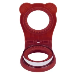 Sandwich Cutter Form Manuell Kaka Bröd Cutter Sealer Tool Rund för kök Matlagning Röd