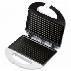 Sandwichmaskin - EUROWEB - 700W - Vit - Ljusindikator - Grill