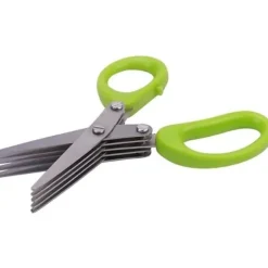 Saxen 5-lagers rostfritt stål Flerskiktssax Sax Kökssax Klipp gräs Klipp grön lök tjock