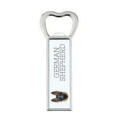 Schäfer, Alsace I - flasköppnare med foto och inskription för Art-Dog öl