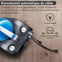 Säckslamsugare - Eureka - Whirlwind NEN110A - 850W - Multicyklonisk - 2,5L utan påse