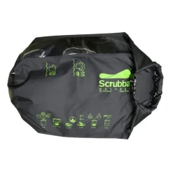 SCRUBBA WASH BAG 13.5L Black, tvättpåse resa, drybag med inbyggd tvättbräda