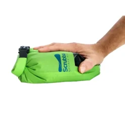 SCRUBBA WASH BAG MINI 3L Lime Green, tvättpåse resa, drybag inbyggd tvättbräda