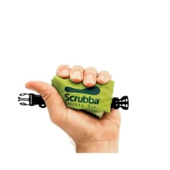 SCRUBBA WASH BAG MINI 3L Lime Green, tvättpåse resa, drybag inbyggd tvättbräda