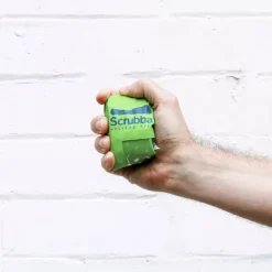 SCRUBBA WASH BAG MINI 3L Lime Green, tvättpåse resa, drybag inbyggd tvättbräda