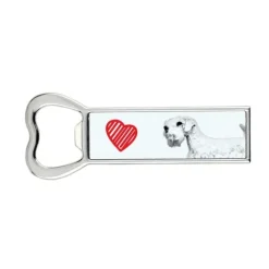 Sealyham Terrier - flasköppnare med en hund, personlig kylöppnare, unik present till en man från Art-Dog