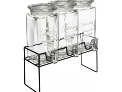 Secret de Gourmet MODERN dryckesautomat på stativ, 3 x 1,5 L