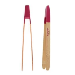 Serveringstång i bambu ROSA/RÖD