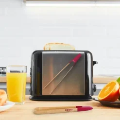 Serveringstång i bambu ROSA/RÖD