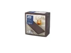 Serviet Tork Premium LinStyle 40x40cm 1/8-fold Kakao,12 pk x 50 stk/krt