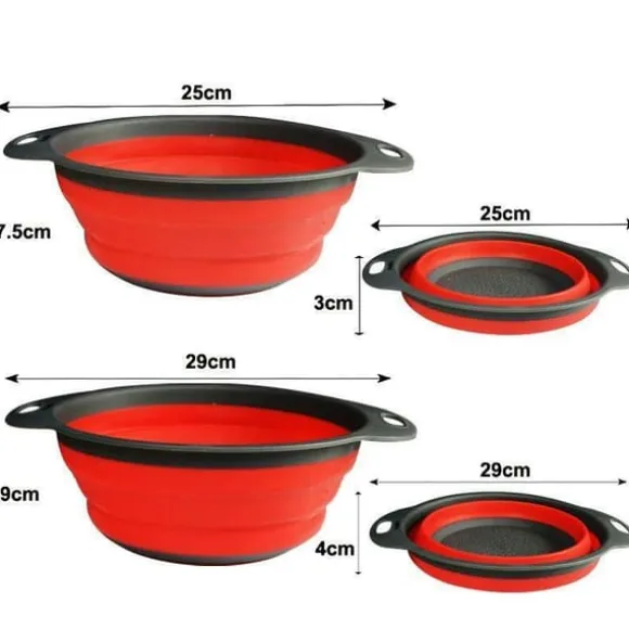 Set av vikbara Durkslag