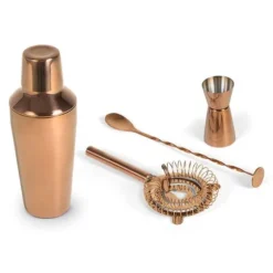 SET COCKTAIL I STÅL IDÉ GÅVOSHAKER