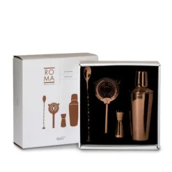 SET COCKTAIL I STÅL IDÉ GÅVOSHAKER