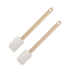 Set med 2 bak- och matlagningsspadar - FACKELMANN - Hartshandtag - 42 cm