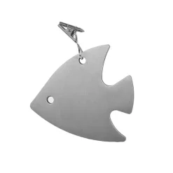 Set med 4 bordsduksklämmor i rostfritt stål