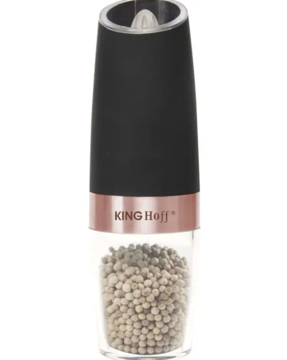 Set med 2 elektriska gravitationssalt- och pepparkvarnar KINGHOFF KH-1724