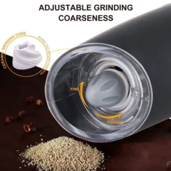 Set med 2 elektriska gravitationssalt- och pepparkvarnar KINGHOFF KH-1724