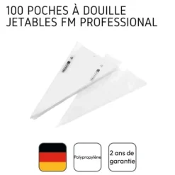 Set med 100 engångsspritsar 50 cm FM Professional