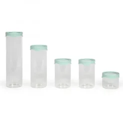 Set med 5 förvaringsburkar - Livoo - MEN399 -