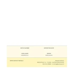 Set med 3 förvaringsburkar i 100% återvunnet glas 869702