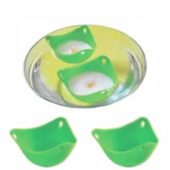 Set med 4 ägg Poacher pocherat ägg silikon bakredskap kök