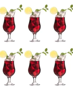 Set med 6 glas för drycker, cocktails, öl 460 ml Fiesta LAV