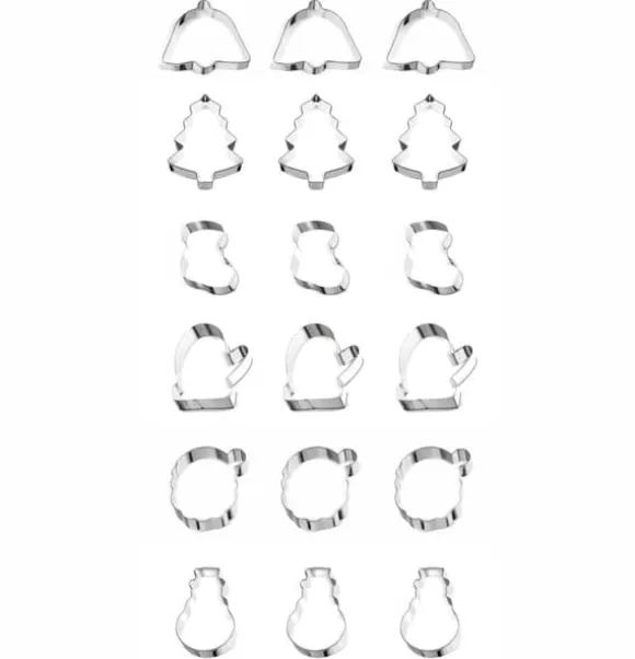 Set med 18 kakformar, 6 former, TADAR 2931