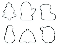 Set med 18 kakformar, 6 former, TADAR 2931