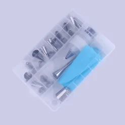 Set med 27 spritstyllar för kreativ tårtdekorering