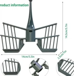Set med 2 visptillbehör - Fjärilsvisp - Svart, kompatibel med Vorwerk Thermomix TM5 TM31 TM6 - Byte av fjärilsvisp