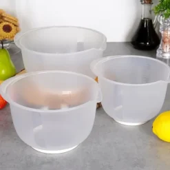 Set med köksblandare med måttkoppar 1,5, 2, 2,5L 3 stycken UTMÄRKT HUSPRODUKTER 259367