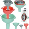 Set med kökstrattar med sil 10/8/6 cm 4-delad trattsil EXCELLENT HUSPRODUKTER 259731