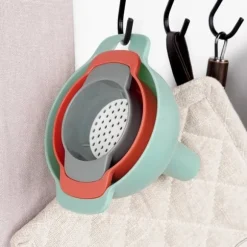 Set med kökstrattar med sil 10/8/6 cm 4-delad trattsil EXCELLENT HUSPRODUKTER 259731