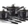 SET MED KOCKSTOCKAR GRANIT 10 DELAR BERLINGER HAUS Carbon Pro BH-6919