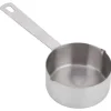 Set med mätskedar för bakning i rostfritt stål - 1/4 kopp (60 ml) med våg - Köksmaterial