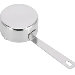 Set med mätskedar för bakning i rostfritt stål - 1/4 kopp (60 ml) med våg - Köksmaterial