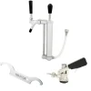 Set med picknickpump med kolvkran 5/8 Co2-utlopp, KEG:Type S